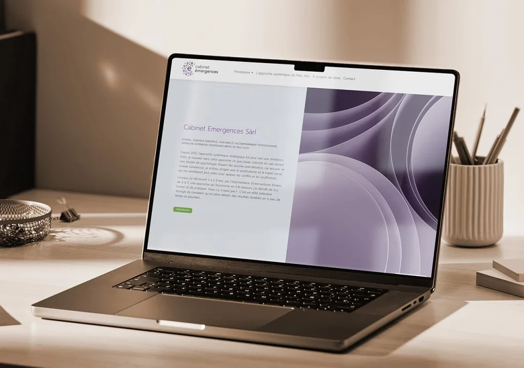 Cabinet Emergences. Agence G&M. Cadratin – Web, graphic & motion